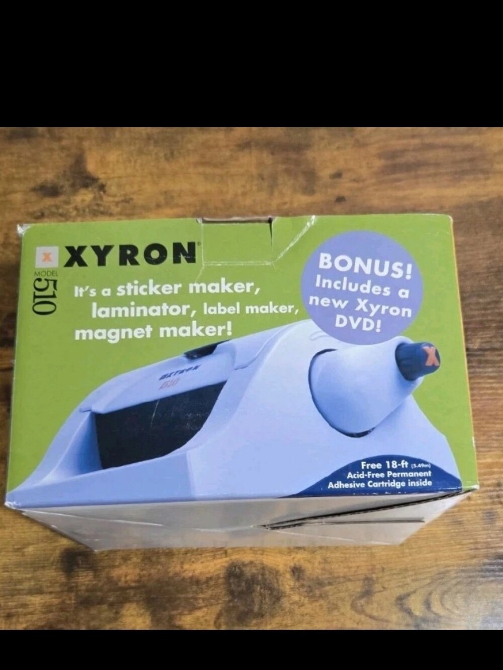 XYRON 510 Sticker, Laminator, Label, & Magnet Maker Machine